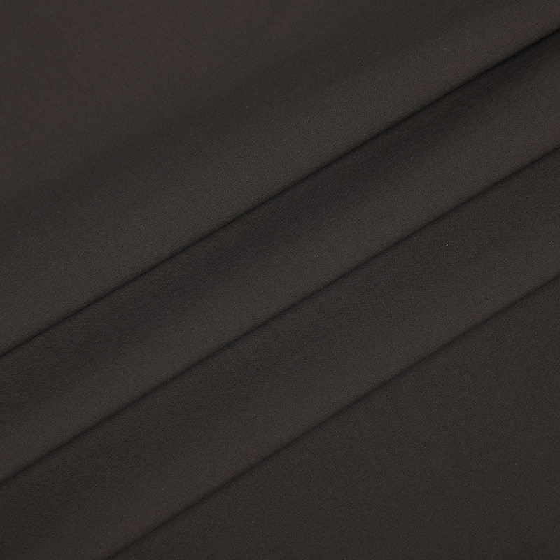 APS1082 Brocade عالية المرنة التجاعيد الدقيقة مزدوجة الاعوجاج مسطحة نسيج الملابس غير الرسمية