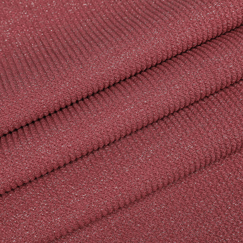 BPJ060103 Polyester Ammonia مخطط للنساء نساء مع الأسلاك الفضية